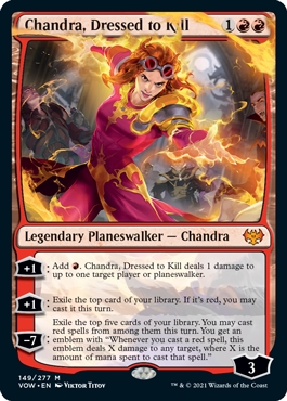 Chandra, Dressed to Kill Innistrad- Crimson Vow